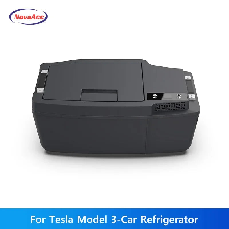 For Tesla Model 3 Car Refrigerator APP Control 20 Liter Volt Portable Compressor Freezer Cooler Fridge Outdoor Travel Camping
