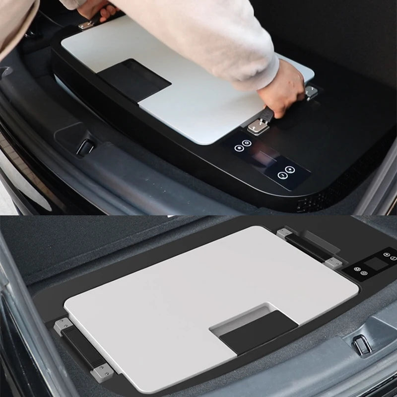 For Tesla Model Y Model 3 35L 12V Car Refrigerator Mini Fridge Freezer Portable Compressor Camping Medicine Storage Travel Fridg