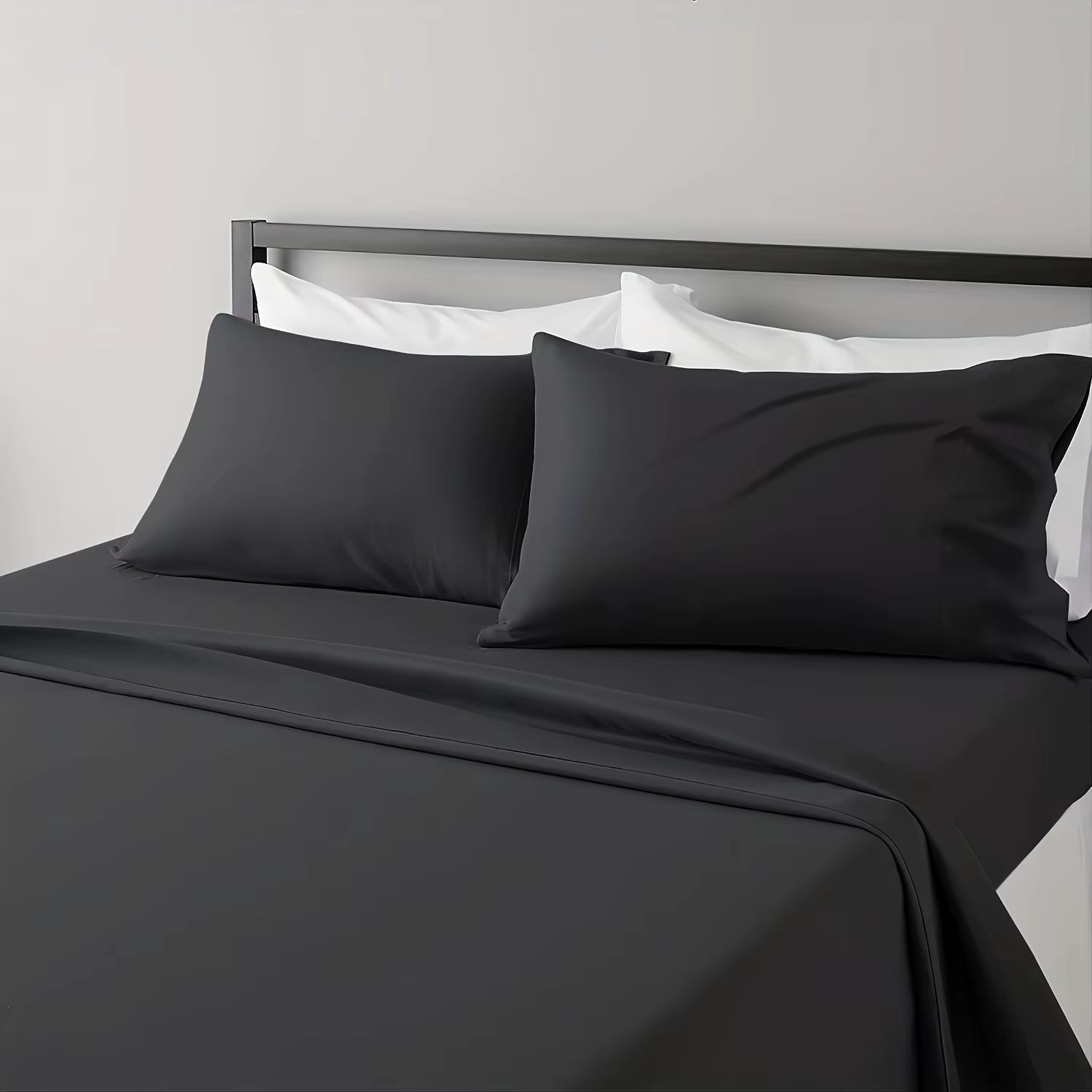 Sheet Set Breathable & Cooling Sheets Hotel Luxury Bed Sheets Extra Soft Easy Fit - 3/4 Piece Set