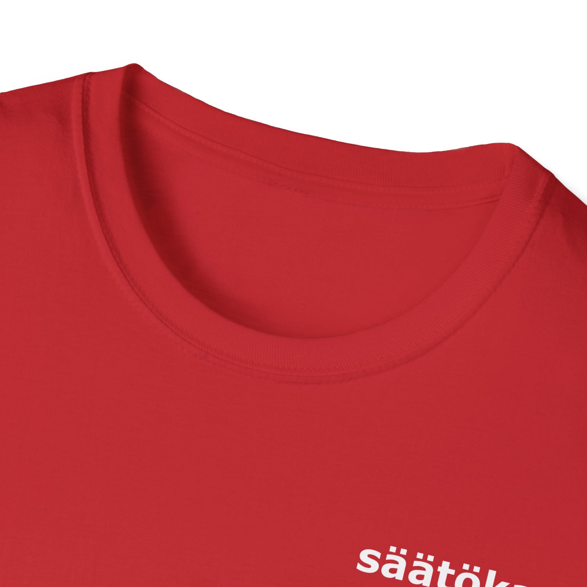 Minimalistinen Unisex Softstyle T-paita – 'säätökari'-printillä
Ajaton tyyli | Pehmeä puuvilla | Lahjaksi tai arkeen