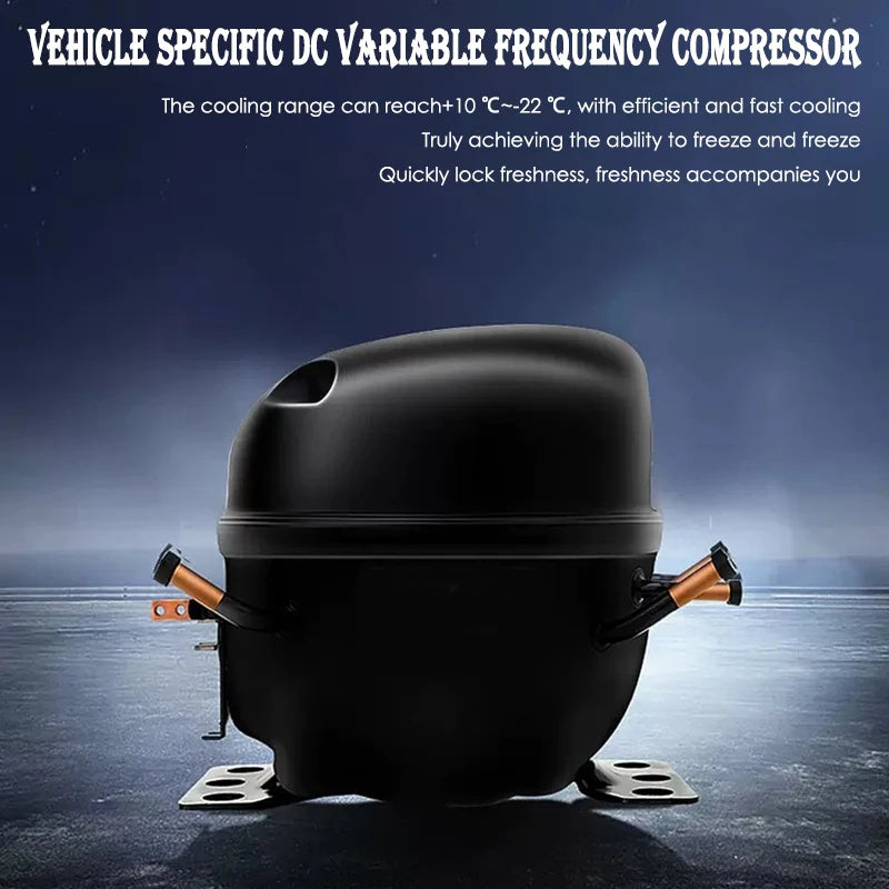 For Tesla Model Y Model 3 35L 12V Car Refrigerator Mini Fridge Freezer Portable Compressor Camping Medicine Storage Travel Fridg