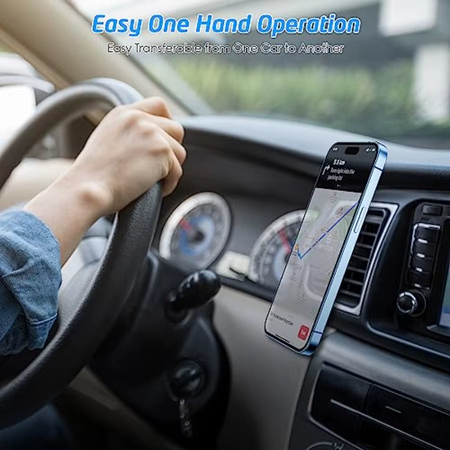 Magnetic Phone Holder for Car Wixgear [2 Pack] Universal Air Vent Magnetic Phone Mount for Car Car Phone Holder Mount for Cell