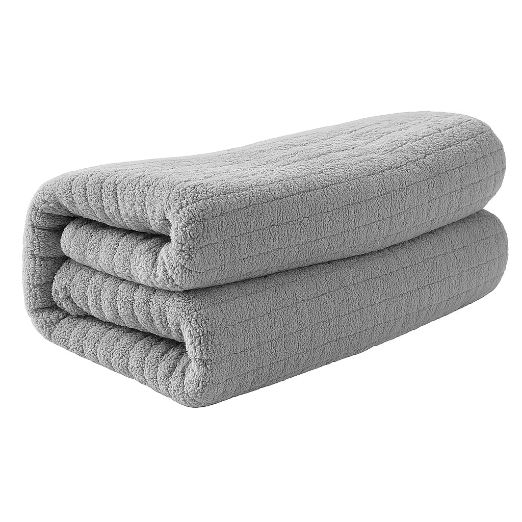 4Pcs/Set Hotel Cotton Towels Bamboo Fiber Towels Sets Home Bath Towels Adults Face Towel Thick Absorbent Luxury Bathroom Towels