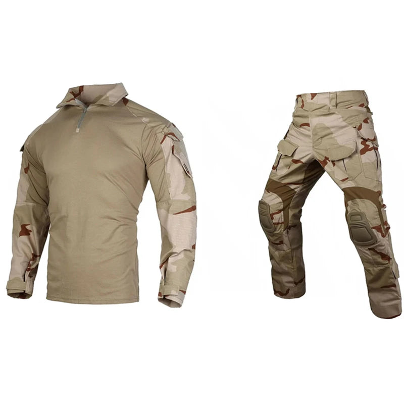 Emersongear Tactical G3 Uniform Sets NEW Mens Camouflage Suits Outdoor Hunting Shirt Pants Tops Duty Cargo Trouser AOR1