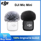 DJI Mic Mini Wireless Microphone 48-Hour Operation W/ Case Two-Level Active Noise Cancelling