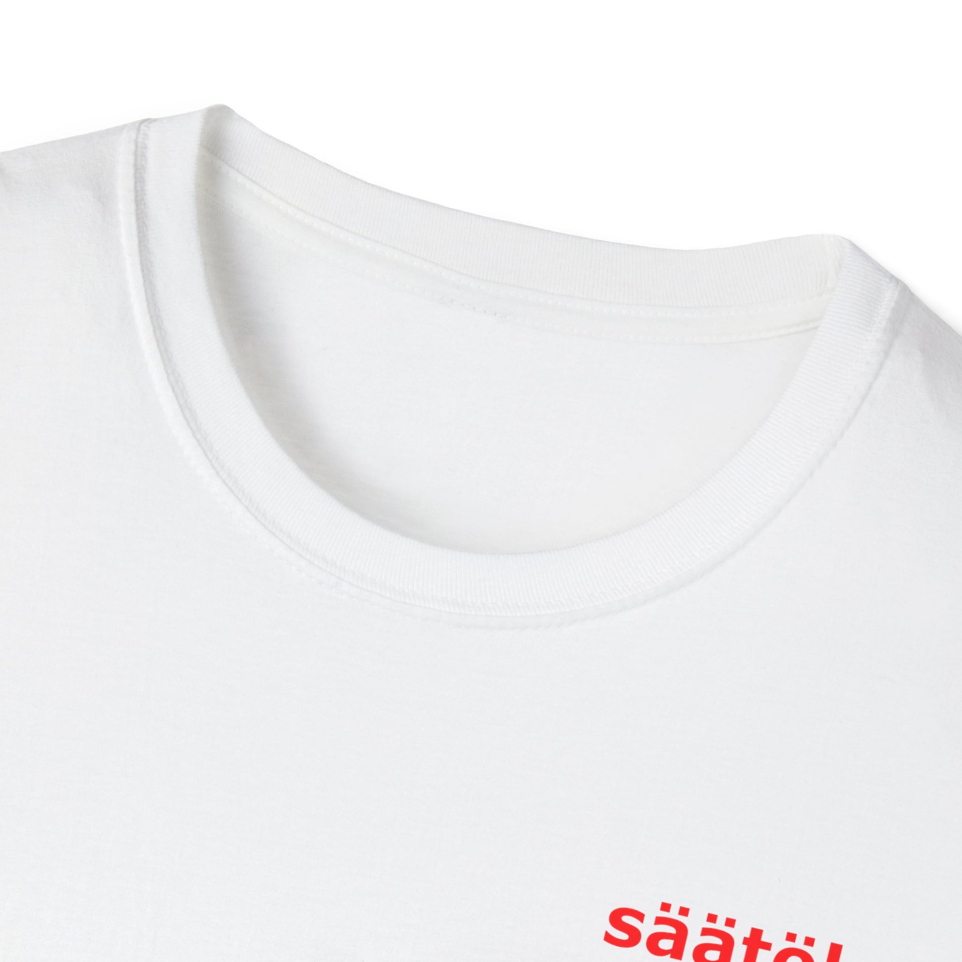 Minimalistinen Unisex Softstyle T-paita – 'säätökari'-printillä
Ajaton tyyli | Pehmeä puuvilla | Lahjaksi tai arkeen