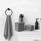 4Pcs/Set Hotel Cotton Towels Bamboo Fiber Towels Sets Home Bath Towels Adults Face Towel Thick Absorbent Luxury Bathroom Towels