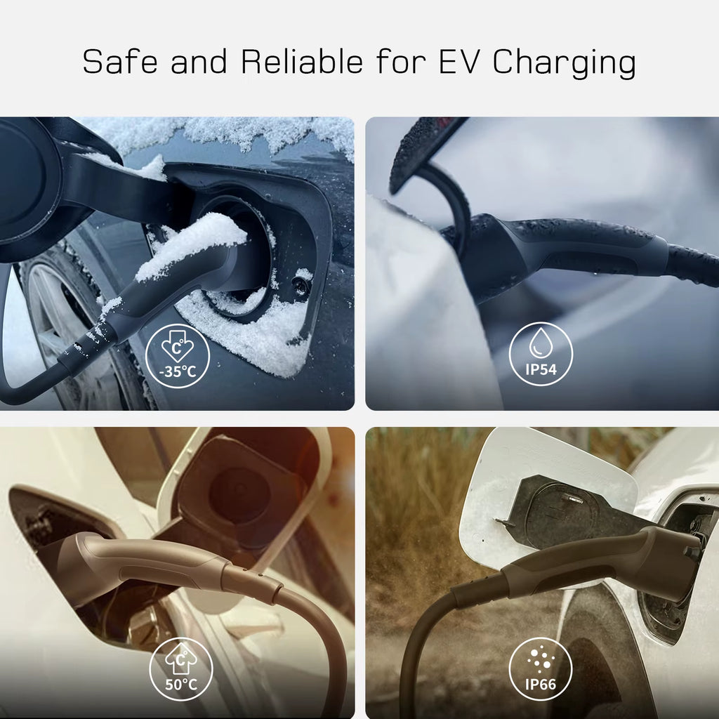 Type 2 EV Charging Cable 11Kw 16A 3Phase 22Kw 32A 7Kw 32A 1Phase 10M 20M Extra Long Cable Electric Vehicle Charging Cable