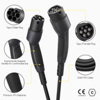 Type 2 EV Charging Cable 11Kw 16A 3Phase 22Kw 32A 7Kw 32A 1Phase 10M 20M Extra Long Cable Electric Vehicle Charging Cable