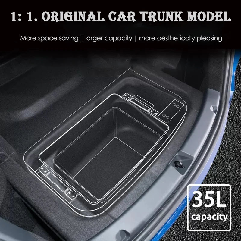 For Tesla Model Y Model 3 35L 12V Car Refrigerator Mini Fridge Freezer Portable Compressor Camping Medicine Storage Travel Fridg